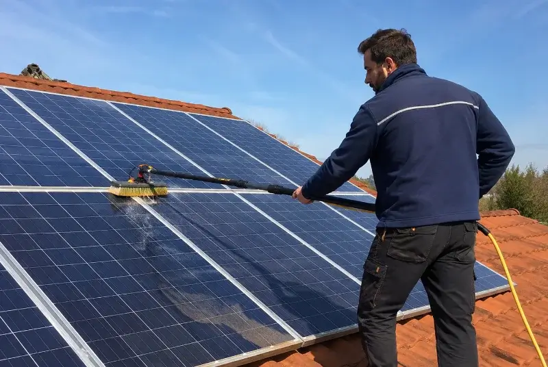 Nettoyage et entretien de panneaux solaires à Cormoranche-sur-Saône